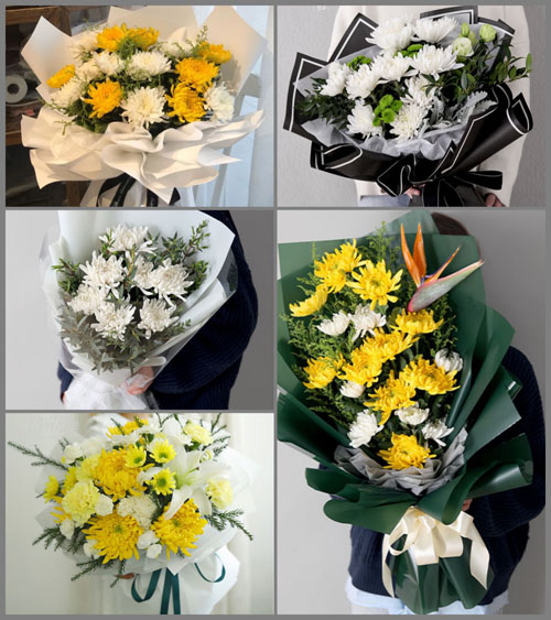 北京密云区高岭镇白河涧村白事花束代送